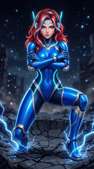 score_9, masterpiece, best quality, ultra-detailed, high-budget anime keyframe, semi-realistic 3D game render, editorial fashion photography, tasteful artistic composition, Caucasian woman. close-up cowboy shot from the waist and thighs up, the chara