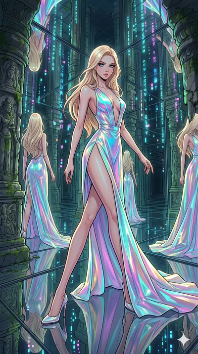 score_9, masterpiece, best quality, ultra-detailed, high-budget anime movie keyframe, cinematic anime lighting, intricate line art, Caucasian (strictly human ears) anime girl. Dynamic full-body shot stretching the vertical silhouette across the 9:16 