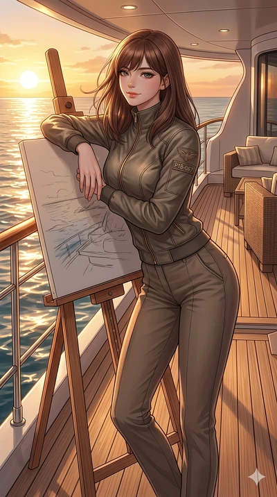 score_9, masterpiece, best quality, ultra-detailed, high-budget anime keyframe, editorial fashion photography, tasteful artistic composition, Korean woman. cowboy shot from the thighs up, character and outfit filling the frame for maximum editorial p