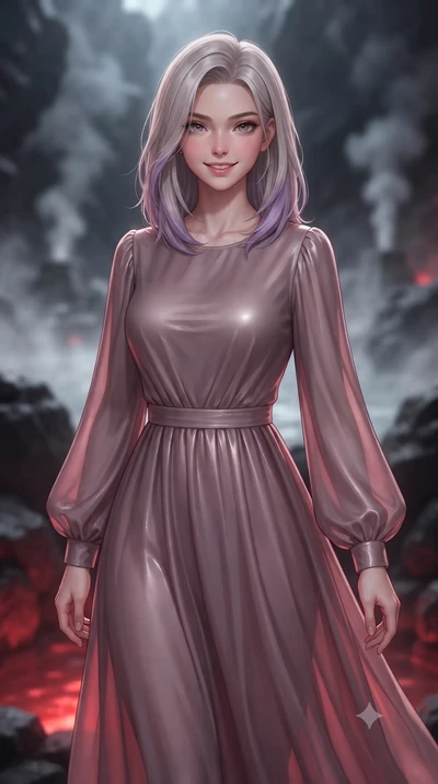 score_9, masterpiece, best quality, ultra-detailed, high-budget anime keyframe, editorial fashion photography, tasteful artistic composition, Caucasian woman woman. close-up cowboy shot from the waist and thighs up, the character dominates the compos