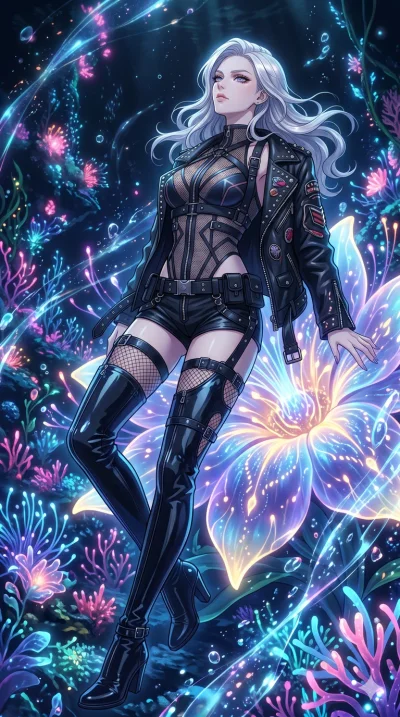 score_9, masterpiece, best quality, ultra-detailed, High-budget Anime Keyframe, vibrant colors, fluid line-art, expressive lighting, cinematic composition, Ufotable-style visual effects, top-tier animation quality, Caucasian woman with pale skin and 