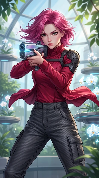 score_9, masterpiece, best quality, ultra-detailed, high-budget anime keyframe, editorial fashion photography, tasteful artistic composition, Caucasian woman, strictly human ears. close-up cowboy shot from the waist and thighs up, the character domin