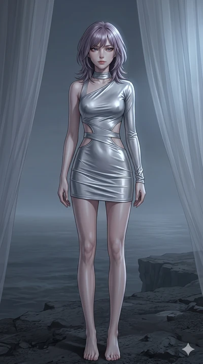 score_9, masterpiece, best quality, ultra-detailed, high-budget anime keyframe, editorial fashion photography, tasteful artistic composition, Japanese woman. cowboy shot from the thighs up, character and outfit filling the frame for maximum editorial