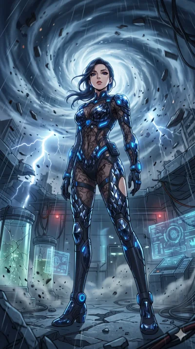 score_9, masterpiece, best quality, ultra-detailed, High-budget Anime Keyframe, vibrant colors, fluid line-art, expressive lighting, cinematic composition, Ufotable-style visual effects, top-tier animation quality, Korean woman with idol-like refined