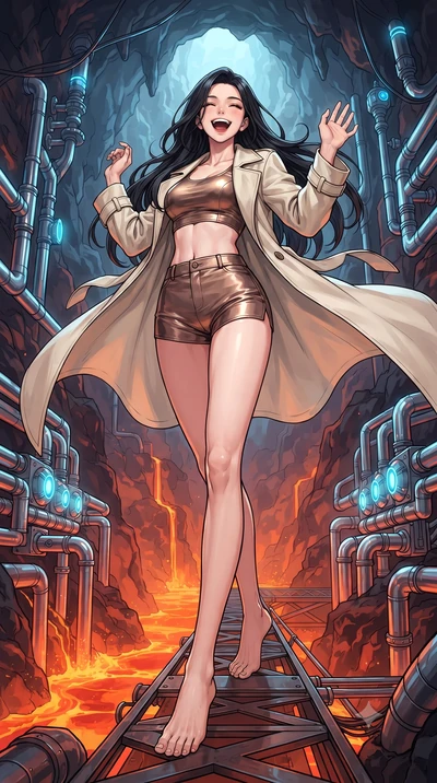 score_9, masterpiece, best quality, ultra-detailed, high-budget anime keyframe, editorial fashion photography, tasteful artistic composition, gorgeous anime illustration, with clean line-art, distinct ink outlines, and high-contrast stereoscopic dept