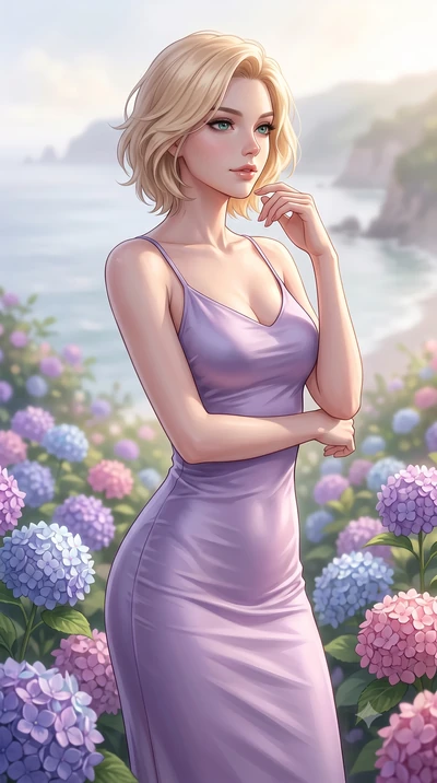 score_9, masterpiece, best quality, ultra-detailed, high-budget anime keyframe, editorial fashion photography, tasteful artistic composition, Caucasian woman woman. close-up cowboy shot from the waist and thighs up, the character dominates the compos