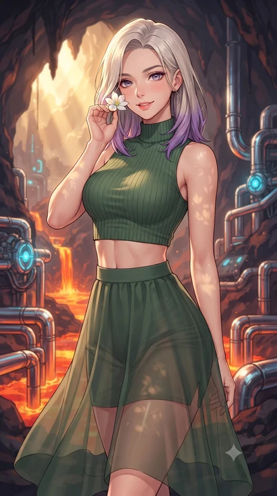 score_9, masterpiece, best quality, ultra-detailed, high-budget anime keyframe, editorial fashion photography, tasteful artistic composition, gorgeous anime illustration, with clean line-art, distinct ink outlines, and high-contrast stereoscopic dept