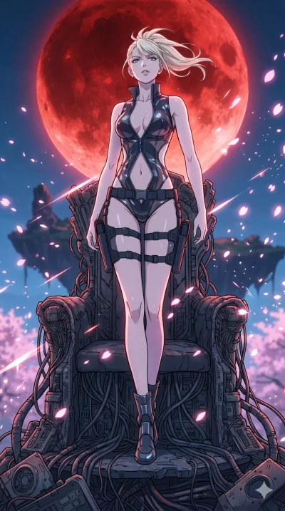 score_9, masterpiece, best quality, ultra-detailed, High-budget Anime Keyframe, vibrant colors, fluid line-art, expressive lighting, cinematic composition, Ufotable-style visual effects, top-tier animation quality, Caucasian woman with pale skin, blo