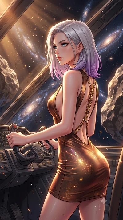 score_9, masterpiece, best quality, ultra-detailed, high-budget anime keyframe, editorial fashion photography, tasteful artistic composition, Caucasian woman, strictly human ears. close-up cowboy shot from the waist and thighs up, the character domin