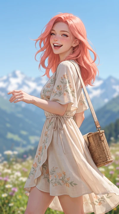 score_9, masterpiece, best quality, ultra-detailed, high-budget anime keyframe, editorial fashion photography, tasteful artistic composition, Japanese woman. close-up cowboy shot from the waist and thighs up, the character dominates the composition, 