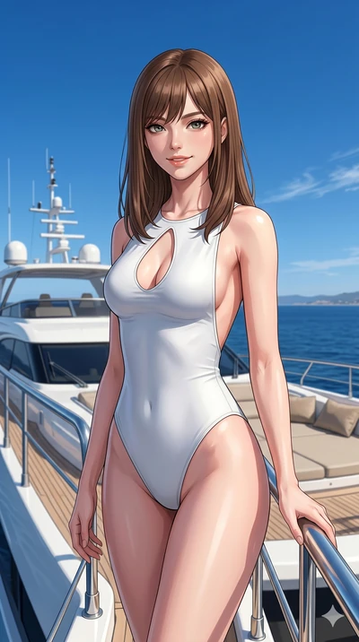 score_9, masterpiece, best quality, ultra-detailed, high-budget anime keyframe, editorial fashion photography, tasteful artistic composition, Korean woman. cowboy shot from the thighs up, character and outfit filling the frame for maximum editorial p