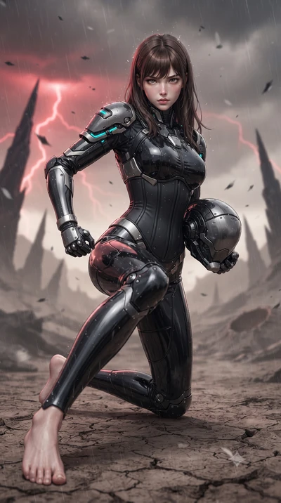 score_9, masterpiece, best quality, ultra-detailed, high-budget anime keyframe, editorial fashion photography, tasteful artistic composition, Korean woman. low angle full-body shot from head to toe showing her feet, filling the entire 9:16 vertical f