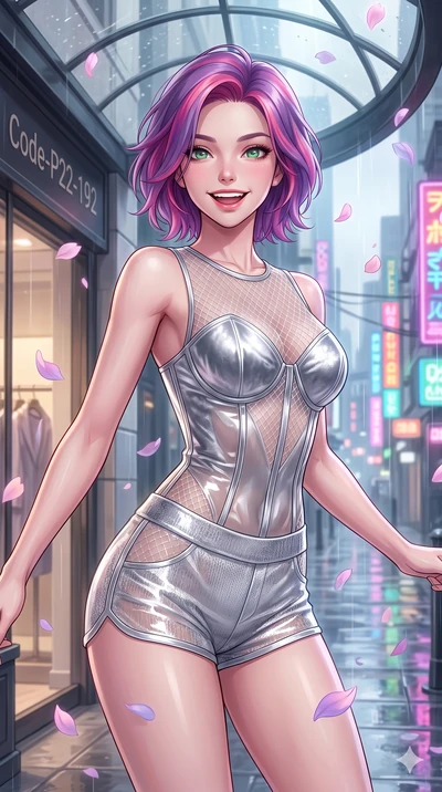 score_9, masterpiece, best quality, ultra-detailed, high-budget anime keyframe, vibrant anime aesthetic, Caucasian woman, strictly human ears. close-up cowboy shot from the waist and thighs up, the character dominates the composition, filling the fra