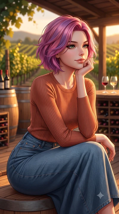 score_9, masterpiece, best quality, ultra-detailed, high-budget anime keyframe, editorial fashion photography, tasteful artistic composition, Caucasian woman woman. close-up cowboy shot from the waist and thighs up, the character dominates the compos