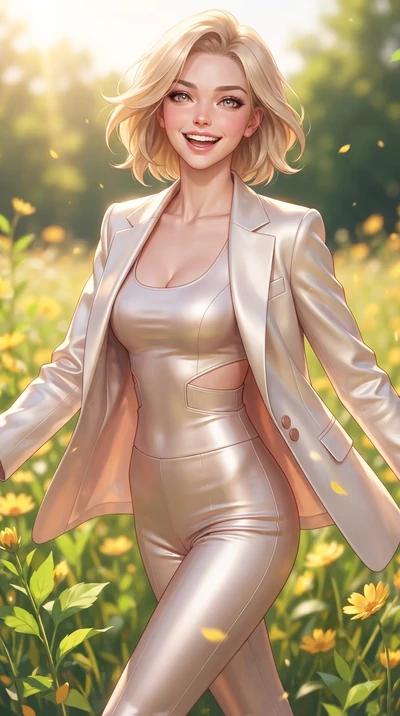score_9, masterpiece, best quality, ultra-detailed, high-budget anime keyframe, editorial fashion photography, tasteful artistic composition, Caucasian woman. close-up cowboy shot from the waist and thighs up, the character dominates the composition,