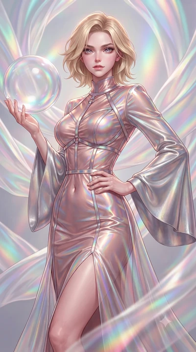score_9, masterpiece, best quality, ultra-detailed, high-budget anime keyframe, editorial fashion photography, tasteful artistic composition, Caucasian woman. close-up cowboy shot from the waist and thighs up, the character dominates the composition,