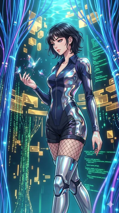 score_9, masterpiece, best quality, ultra-detailed, High-budget Anime Keyframe, vibrant colors, fluid line-art, expressive lighting, cinematic composition, Ufotable-style visual effects, top-tier animation quality, Korean woman with idol-like refined