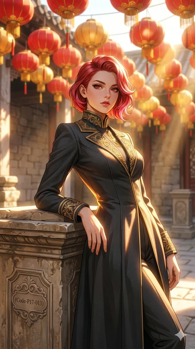 score_9, masterpiece, best quality, ultra-detailed, high-budget anime keyframe, editorial fashion photography, tasteful artistic composition, Caucasian woman, strictly human ears. cowboy shot from the thighs up, character and outfit filling the frame
