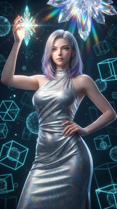 score_9, masterpiece, best quality, ultra-detailed, high-budget anime keyframe, editorial fashion photography, tasteful artistic composition, realistic cosplay photography, Caucasian woman, strictly human ears. close-up cowboy shot from the waist and