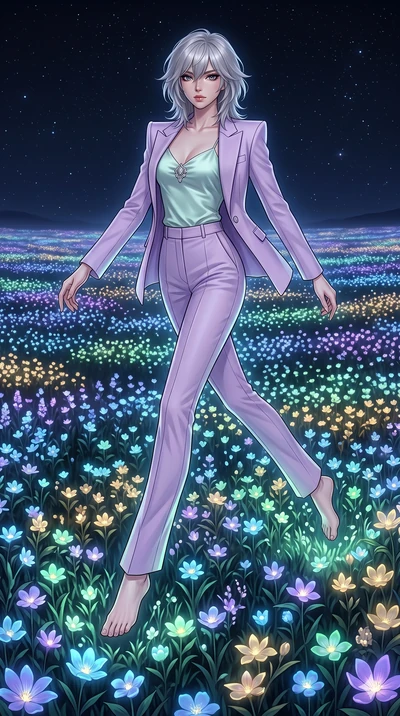 score_9, masterpiece, best quality, ultra-detailed, high-budget anime keyframe, editorial fashion photography, tasteful artistic composition, Japanese woman. low angle full-body shot from head to toe showing her feet, filling the entire 9:16 vertical