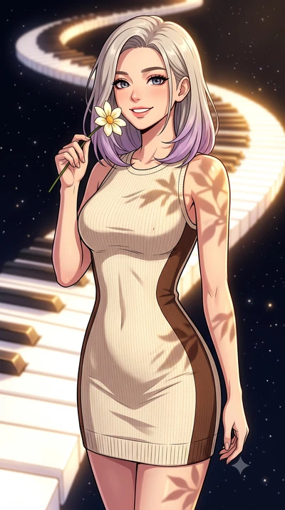 score_9, masterpiece, best quality, ultra-detailed, high-budget anime keyframe, editorial fashion photography, tasteful artistic composition, gorgeous anime illustration, with clean line-art, distinct ink outlines, and high-contrast stereoscopic dept