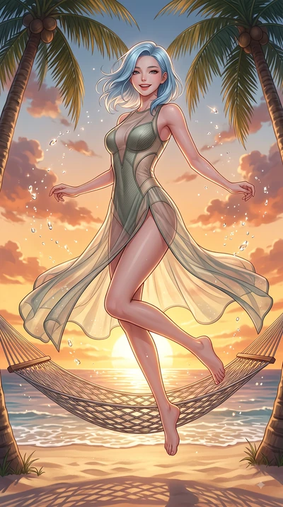 score_9, masterpiece, best quality, ultra-detailed, high-budget anime keyframe, editorial fashion photography, tasteful artistic composition, Korean woman. low angle full-body shot from head to toe showing her feet, filling the entire 9:16 vertical f