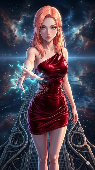 score_9, masterpiece, best quality, ultra-detailed, high-budget anime keyframe, editorial fashion photography, tasteful artistic composition, Japanese woman. upper body close-up from the thighs up, character filling the screen for maximum presence. r