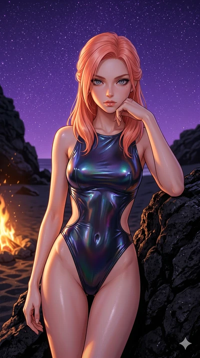 score_9, masterpiece, best quality, ultra-detailed, high-budget anime keyframe, editorial fashion photography, tasteful artistic composition, Japanese woman. cowboy shot from the thighs up, character and outfit filling the frame for maximum editorial