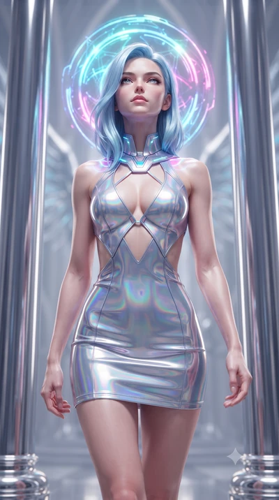score_9, masterpiece, best quality, ultra-detailed, high-budget anime keyframe, editorial fashion photography, tasteful artistic composition, Korean woman. close-up cowboy shot from the waist and thighs up, the character dominates the composition, fi