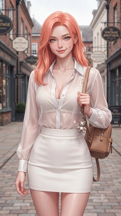 score_9, masterpiece, best quality, ultra-detailed, high-budget anime keyframe, editorial fashion photography, tasteful artistic composition, Japanese woman. close-up cowboy shot from the waist and thighs up, the character dominates the composition, 