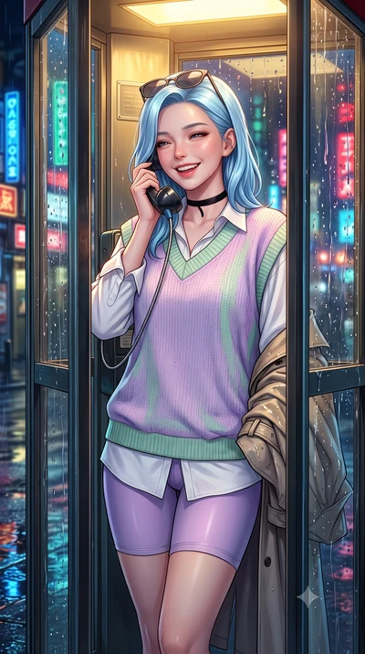 score_9, masterpiece, best quality, ultra-detailed, high-budget anime keyframe, semi-realistic 3D game render, editorial fashion photography, tasteful artistic composition, Korean woman. close-up cowboy shot from the waist and thighs up, the characte