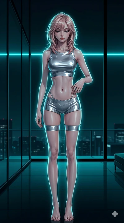 score_9, masterpiece, best quality, ultra-detailed, high-budget anime keyframe, editorial fashion photography, tasteful artistic composition, Japanese woman. cowboy shot from the thighs up, character and outfit filling the frame for maximum editorial