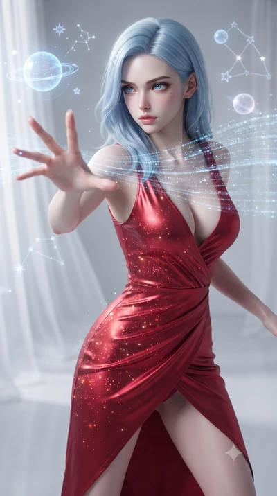 score_9, masterpiece, best quality, ultra-detailed, high-budget anime keyframe, editorial fashion photography, tasteful artistic composition, realistic cosplay photography, Korean woman. close-up cowboy shot from the waist and thighs up, the characte