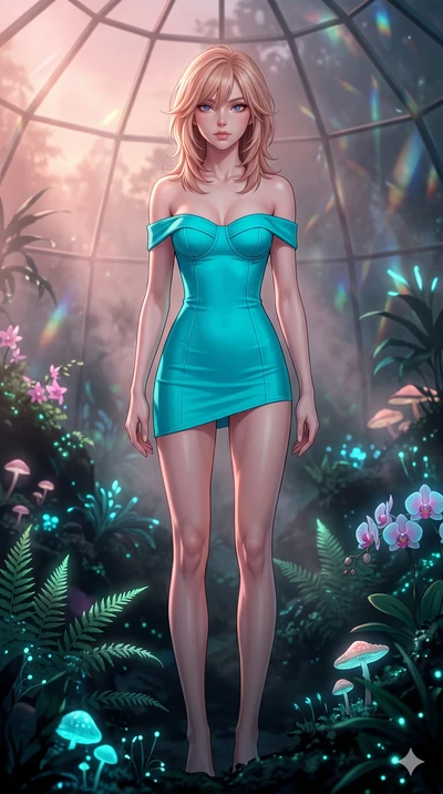 score_9, masterpiece, best quality, ultra-detailed, high-budget anime keyframe, editorial fashion photography, tasteful artistic composition, Japanese woman. cowboy shot from the thighs up, character and outfit filling the frame for maximum editorial