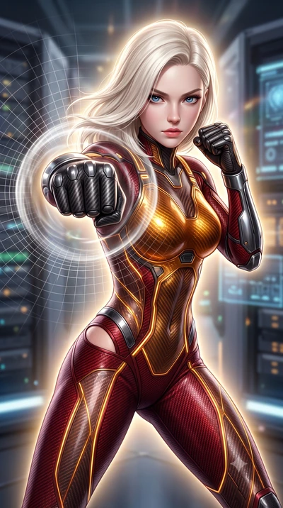 score_9, masterpiece, best quality, ultra-detailed, high-budget anime keyframe, semi-realistic 3D game render, editorial fashion photography, tasteful artistic composition, Caucasian woman. close-up cowboy shot from the waist and thighs up, the chara