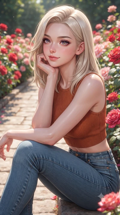 score_9, masterpiece, best quality, ultra-detailed, high-budget anime keyframe, editorial fashion photography, tasteful artistic composition, Caucasian woman woman. close-up cowboy shot from the waist and thighs up, the character dominates the compos
