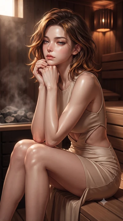 score_9, masterpiece, best quality, ultra-detailed, high-budget anime keyframe, editorial fashion photography, tasteful artistic composition, Korean woman woman. close-up cowboy shot from the waist and thighs up, the character dominates the compositi