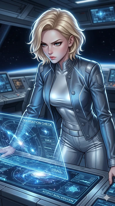 score_9, masterpiece, best quality, ultra-detailed, high-budget anime keyframe, editorial fashion photography, tasteful artistic composition, Caucasian woman, strictly human ears. Upper body close-up from the thighs up, character filling the screen f