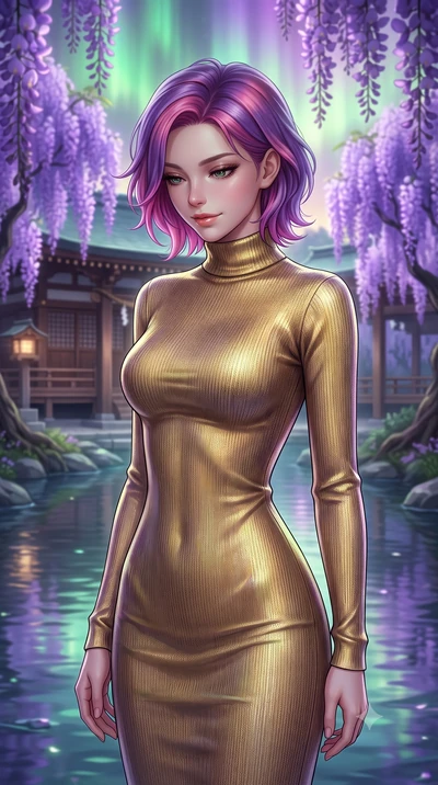 score_9, masterpiece, best quality, ultra-detailed, high-budget anime keyframe, editorial fashion photography, tasteful artistic composition, Caucasian woman, strictly human ears. close-up cowboy shot from the waist and thighs up, the character domin