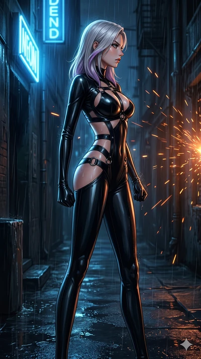 score_9, masterpiece, best quality, ultra-detailed, high-budget anime keyframe, editorial fashion photography, tasteful artistic composition, Caucasian woman, strictly human ears. cowboy shot from the thighs up, character and outfit filling the frame