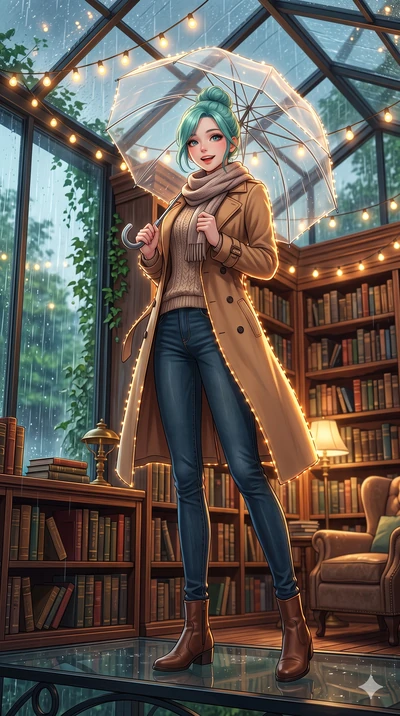 score_9, masterpiece, best quality, ultra-detailed, high-budget anime keyframe, vibrant anime aesthetic, Japanese woman. low angle full-body shot from head to toe showing her feet, filling the entire 9:16 vertical frame with her statuesque presence, 