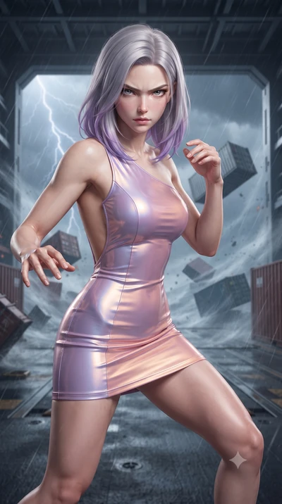 score_9, masterpiece, best quality, ultra-detailed, high-budget anime keyframe, editorial fashion photography, tasteful artistic composition, realistic cosplay photography, Caucasian woman, strictly human ears. close-up cowboy shot from the waist and