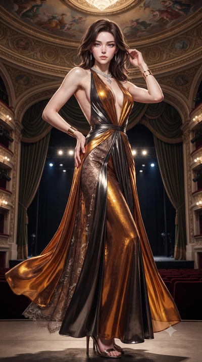 score_9, masterpiece, best quality, ultra-detailed, high-budget anime keyframe, editorial fashion photography, tasteful artistic composition, Korean woman. low angle full-body shot from head to toe showing her feet, filling the entire 9:16 vertical f
