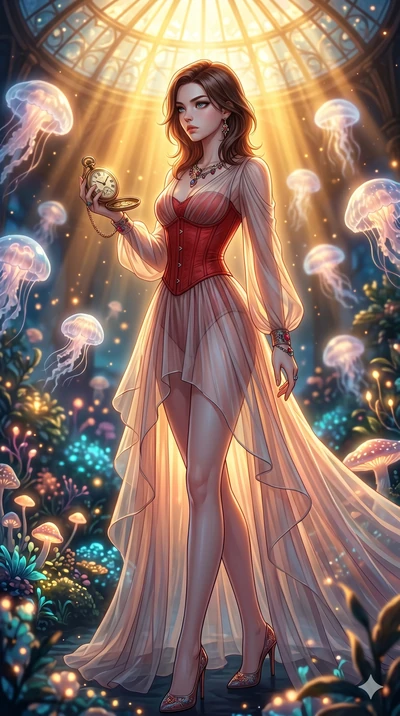 score_9, masterpiece, best quality, ultra-detailed, high-budget anime keyframe, editorial fashion photography, tasteful artistic composition, Korean woman. cowboy shot from the thighs up, character and outfit filling the frame for maximum editorial p