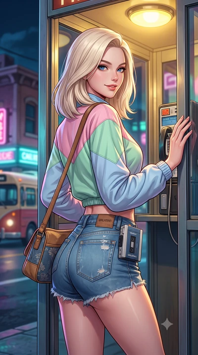 score_9, masterpiece, best quality, ultra-detailed, high-budget anime keyframe, semi-realistic 3D game render, editorial fashion photography, tasteful artistic composition, Caucasian woman. close-up cowboy shot from the waist and thighs up, the chara