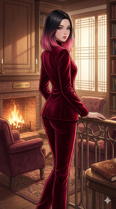 score_9, masterpiece, best quality, ultra-detailed, high-budget anime keyframe, editorial fashion photography, tasteful artistic composition, Korean woman. cowboy shot from the thighs up, character and outfit filling the frame for maximum editorial p