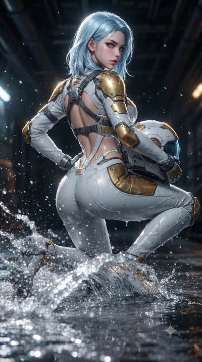score_9, masterpiece, best quality, ultra-detailed, high-budget anime keyframe, editorial fashion photography, tasteful artistic composition, Korean woman. close-up cowboy shot from the waist and thighs up, the character dominates the composition, fi