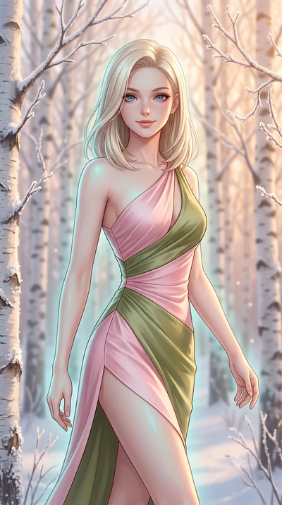 score_9, masterpiece, best quality, ultra-detailed, high-budget anime keyframe, editorial fashion photography, tasteful artistic composition, Caucasian woman, strictly human ears. close-up cowboy shot from the waist and thighs up, the character domin