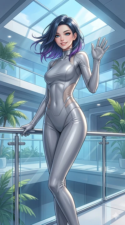 score_9, masterpiece, best quality, ultra-detailed, high-budget anime keyframe, editorial fashion photography, tasteful artistic composition, Caucasian woman, strictly human ears. cowboy shot from the thighs up, character and outfit filling the frame