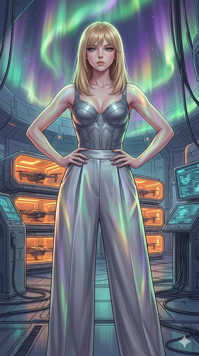 score_9, masterpiece, best quality, ultra-detailed, high-budget anime keyframe, editorial fashion photography, tasteful artistic composition, Japanese woman. cowboy shot from the thighs up, character and outfit filling the frame for maximum editorial